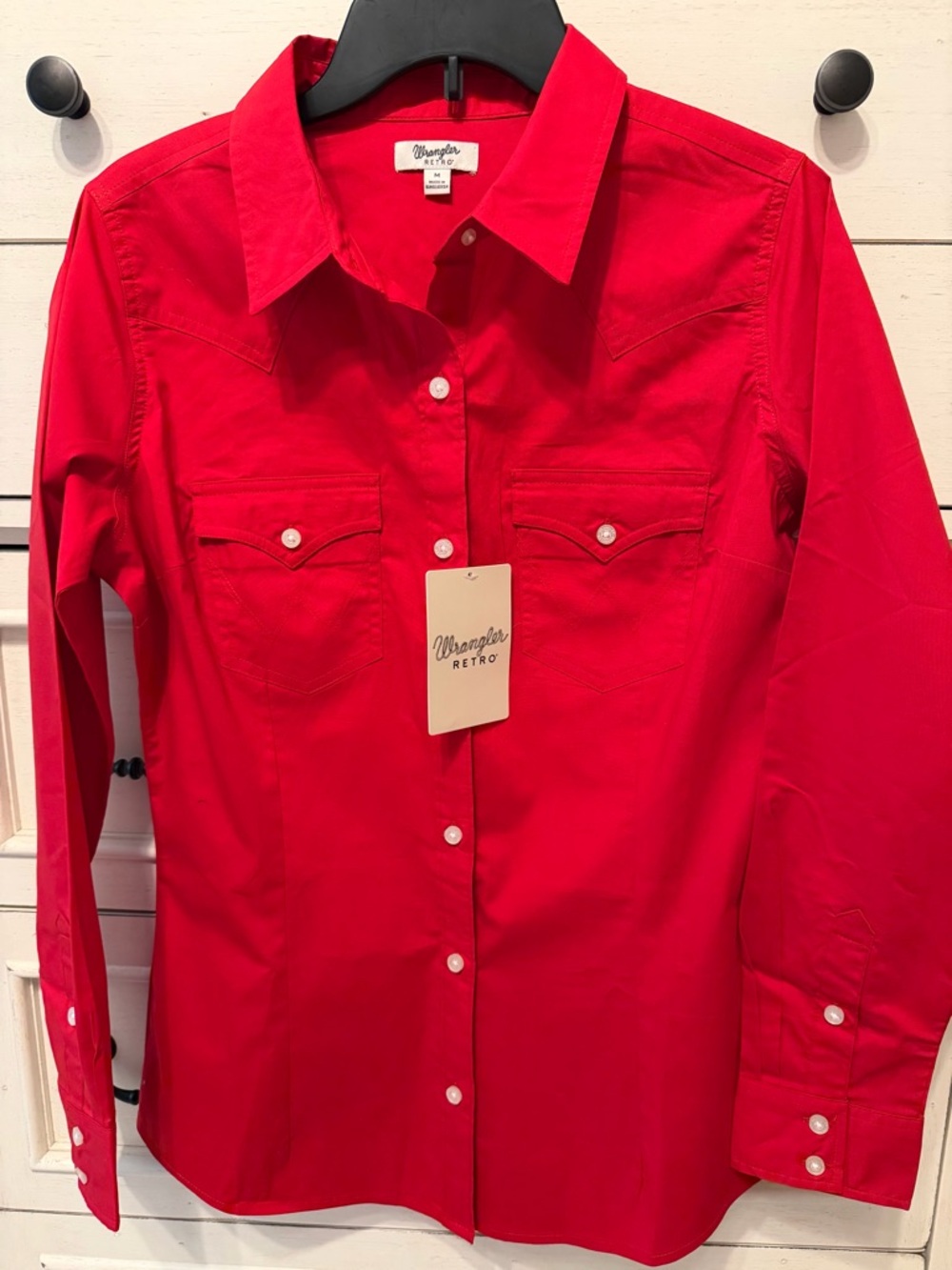 Wrangler Retro Red Western Shirt